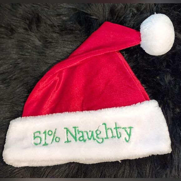 51% Naughty Santa Hat - Picture 4 of 7